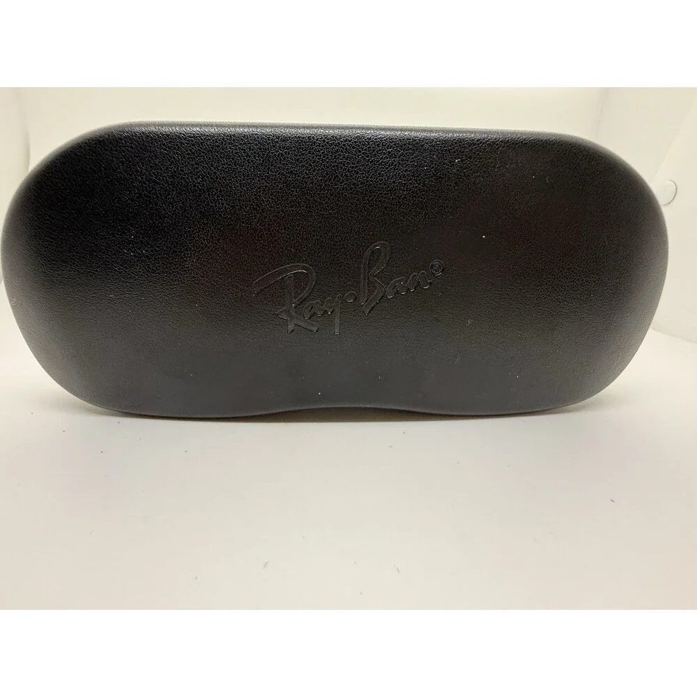 Ray Ban Universal Black Hard Case 6.5” for Sunglasses, Cleaning Cloth & Pouch